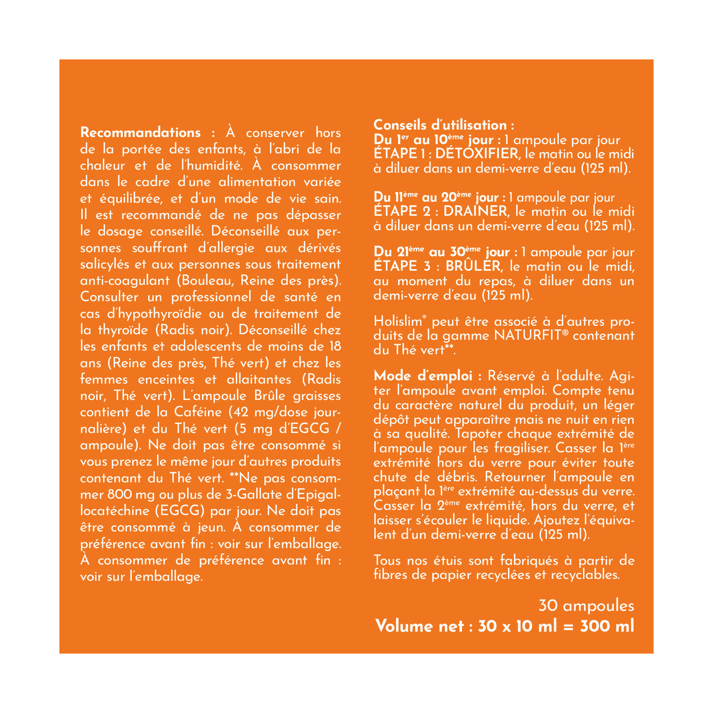 Programme minceur : Détoxifie, draine et brûle les graisses