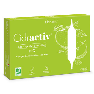 100% vinaigre de cidre BIO Français avec sa mère Cidractiv 100% vinaigre de cidre BIO Français avec sa mère Cidractiv