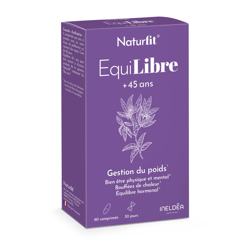 EquiLibre + 45 ans : Complément alimentaire femme 50 ans, 60 ans et plus EquiLibre + 45 ans : Complément alimentaire femme 50 ans, 60 ans et plus